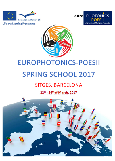 EUROPHOTONICS 2017 SPRING SCHOOL IN SITGES, BARCELONA