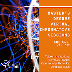 Master informative sessions: April 14 and May 20