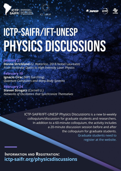 Seminar announcement (Wed, 27-January, 18pm): "From Nonlinear Optics to High-Intensity Laser Physics"