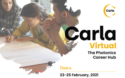 The European Photonics CAReer LAunch Path (CARLA) Project: February 23-25 ONLINE